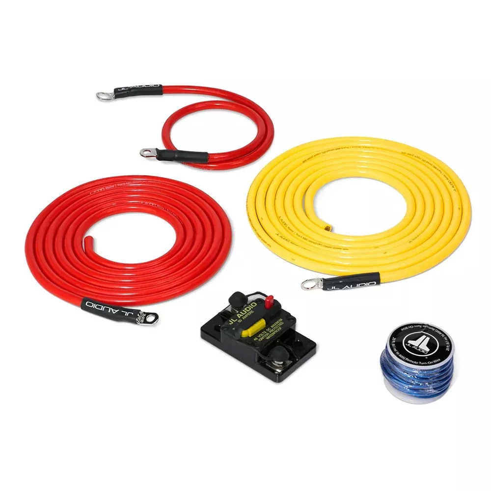 JL Audio Premium 6 AWG 12v Power Connection Kit f/Single Amplifier Within 10′ of Battery – XMD-PCS50A-1-L10 [010-13417-00]