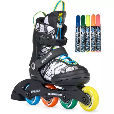 K2 SKATES Youth Splash Multi Adjustable Inline Skates (SK24023400)