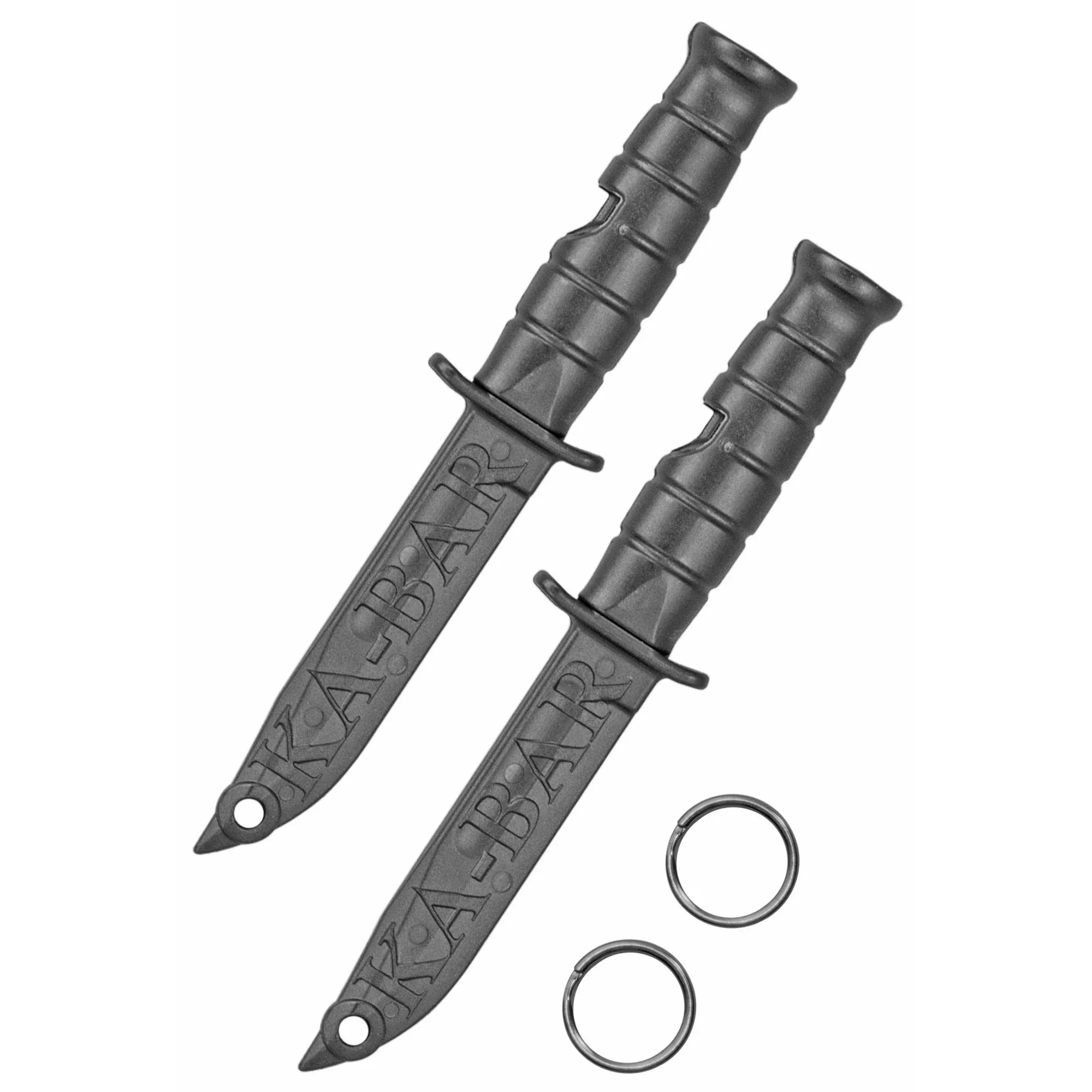 Ka-bar Emergency Whistle 2-pk – W/ Nickel Plated Key Rings