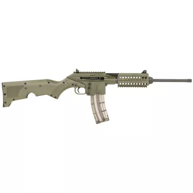 Kel-Tec SU22CAGRN SU22 Full Size 22 LR 26+1 16.10" Black Threaded Barrel, OD Green Picatinny Rail Polymer Receiver, OD Green Synthetic w/Storage Compartment Stock