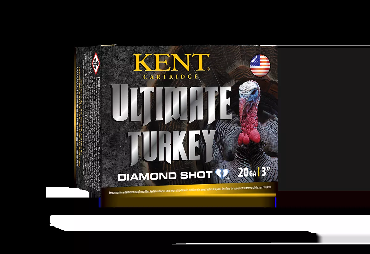 Kent Cartridge Ultimate Turkey 20 Gauge 3" 1-1/4 oz #4 Diamond Lead Shot 10 Shells Per Box