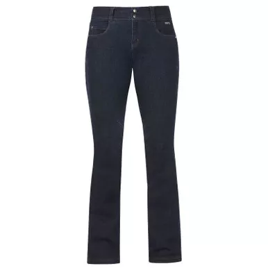 KERRITS Women's Stretch Denim Silicone Knee Patch Bootcut Regular Denim Riding Pant (50463DENIM)