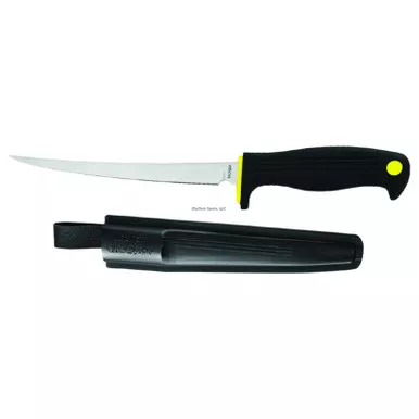 Kershaw 1257X Clearwater 7" Fillet Knife Black/Red Fixed Blade