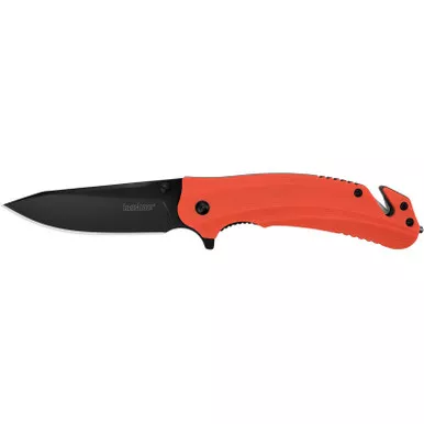 KERSHAW Barricade 3.5in Orange Folding Knife (8650)