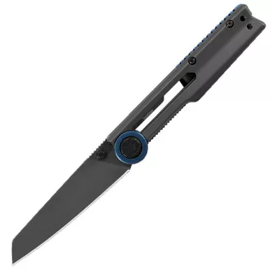 Kershaw Decibel 3" Reverse Tanto Folding Knife 8Cr13MoV Steel Manual Opening Black Handle