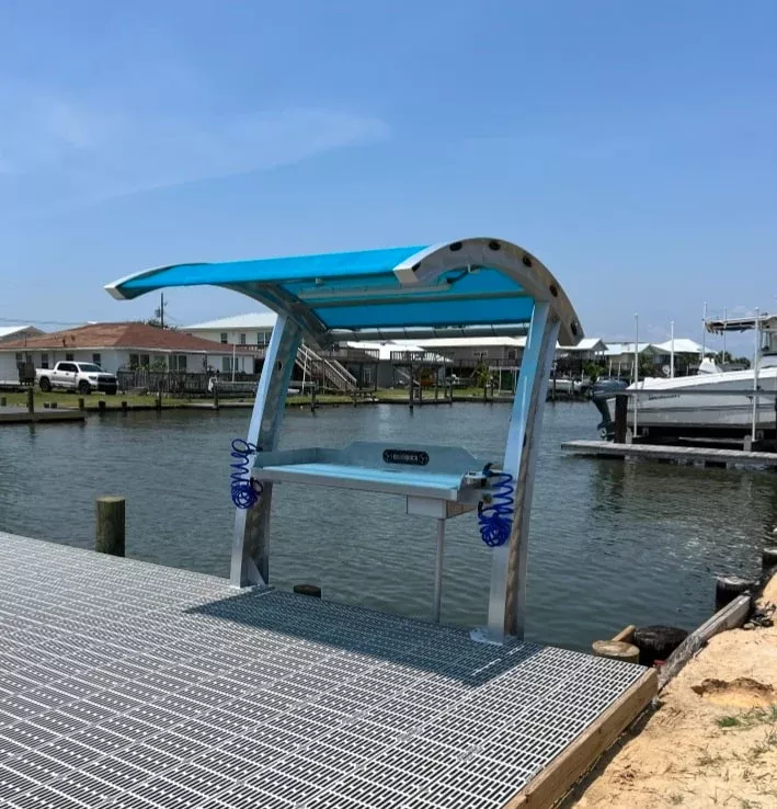Killer Dock Slam 6 1/2 Fish Cleaning Station | Width 78" | Marine-Grade Aluminum & HDPE