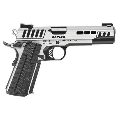 Kimber Mfg.,inc 3000426 Rapide Scorpius 10mm 8+1 5" Black KimPro II w/ Brush Polished Flats Stainless Steel Slide G10 Grip