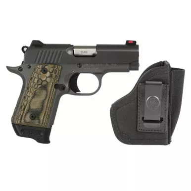 Kimber Micro 9 RTC OD Green / Black 9mm 3.15" Barrel 7-Round Desantis Pro Stealth Holster