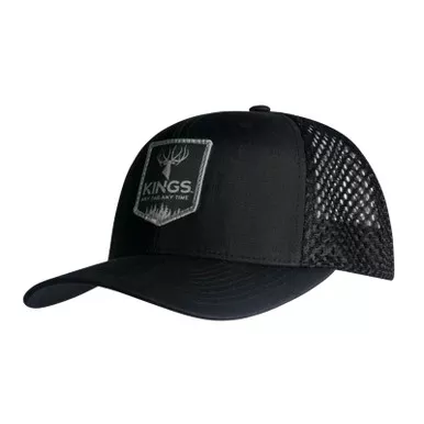 KINGS CAMO Recon Black Patch Hat (835-B/B-RECON)