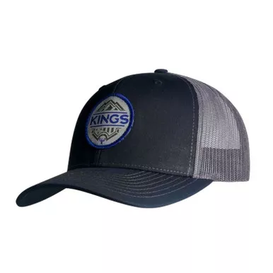 KINGS CAMO Slate Navy/Charcoal Patch Hat (112-NV/C-SLATE)