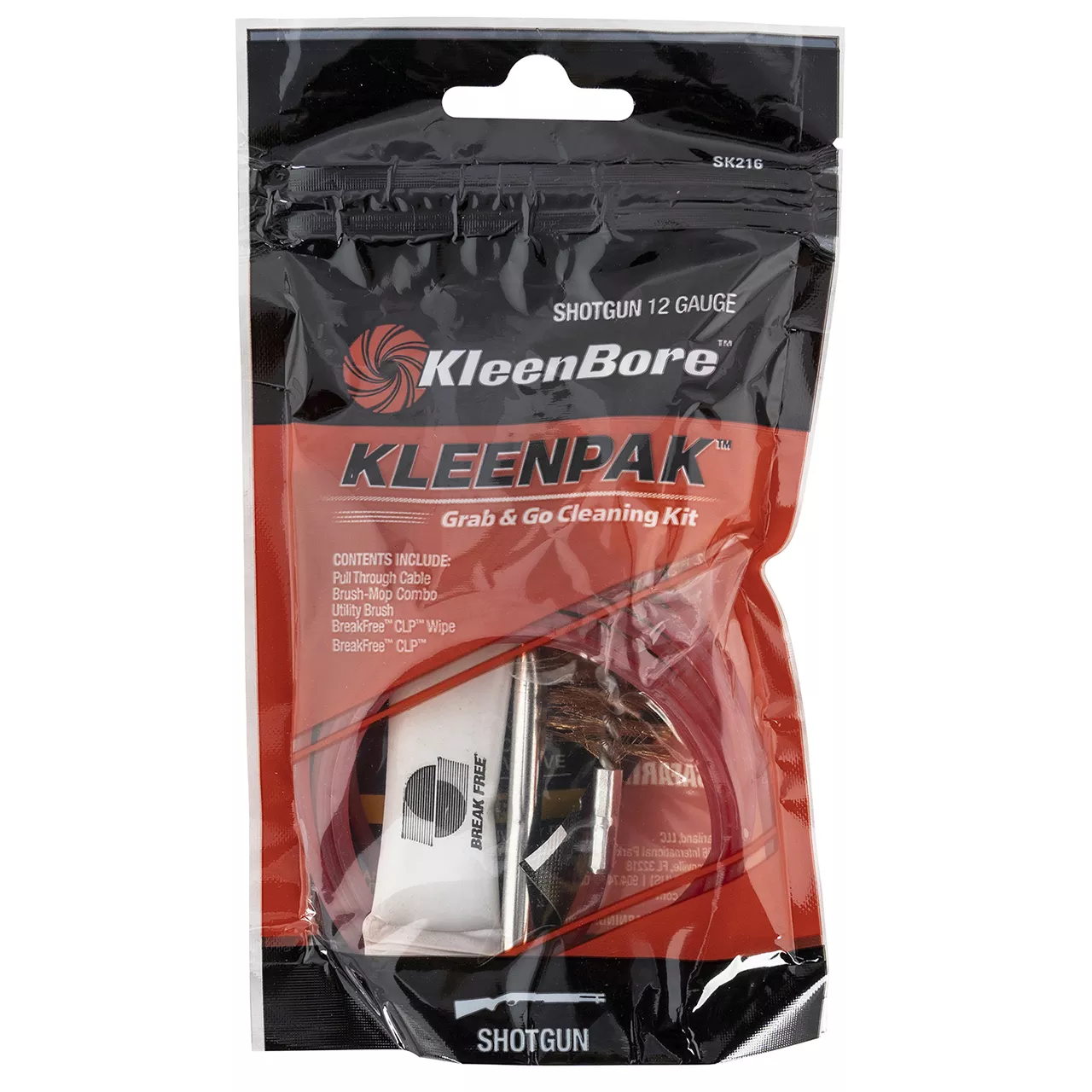 Kleen-Bore Grab & Go Cleaning Kit 12 Gauge Shotgun 10/Pack