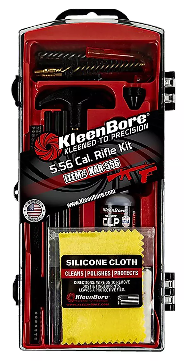KleenBore AR-15 Tactical Cleaning Kit 5.56mm/.223 Cal