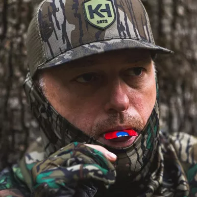 Knight And Hale KHT0205 HD Series W Cut Turkey Call Diaphragm Call, Red