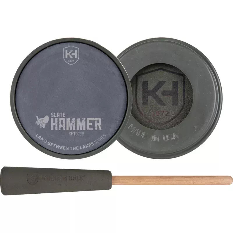 Knight and Hale Plastic Pot Turkey Call Slate over Plastic