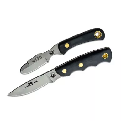 KNIVES OF ALASKA Alpha Wolf D2/Muskrat Combo Set (00362FG)