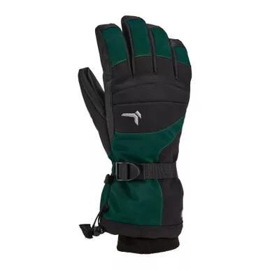 KOMBI Men's Storm Cuff Green/Black Gloves (11602-MTGBLK)