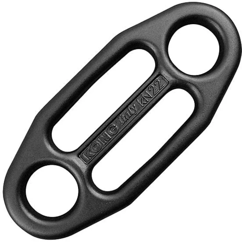 KONG Gigi Belay Device Black – Durable Climbing Gear for Safe Rappelling and Belaying