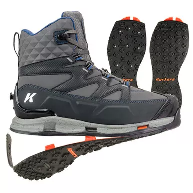 KORKERS Bantam Lite Wading Boots with Kling-On and Studded Kling-On Soles (FB5520)
