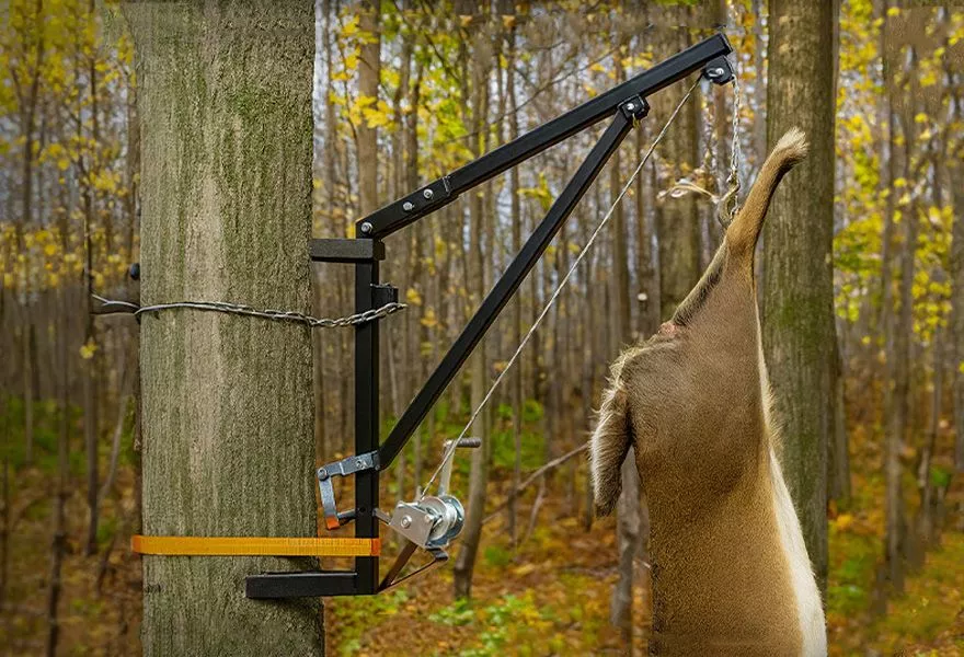 KShot Tree-Mounted Deer Hoist | Model TREE-HOIST | Width 13″ | Capacity 300 lb | For Hunting & Field Dressing