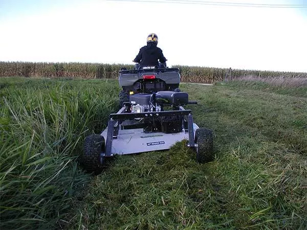 Kunz Engineering | Rough Cut Mower | AcrEase | Model MR44KWE | Cutting Width 44″ Inches | Horsepower 23+ HP | For ATV, UTV, Tractor
