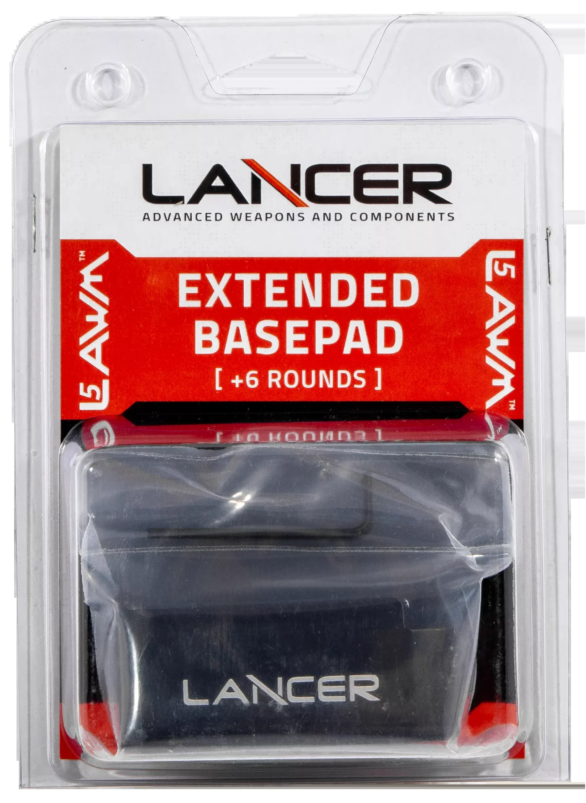 Lancer Extended Basepad Plus – 6rds Black Lancer L5awm Mags
