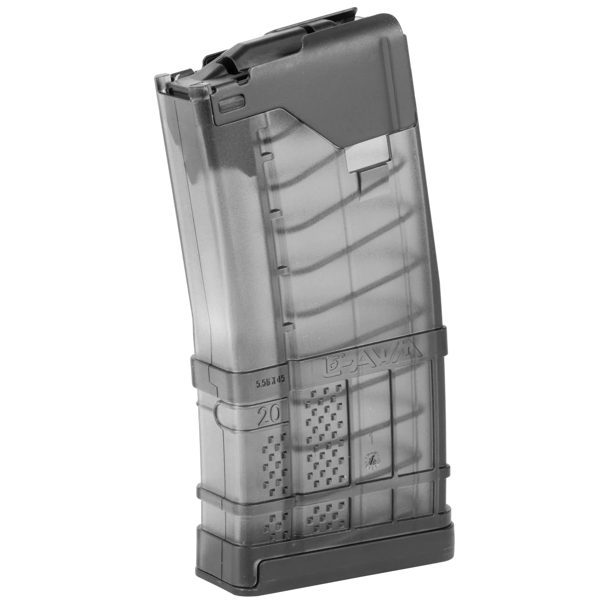 Lancer Magazine L5awm Ar-15 – 5.56×45 20rd Translucent Smoke