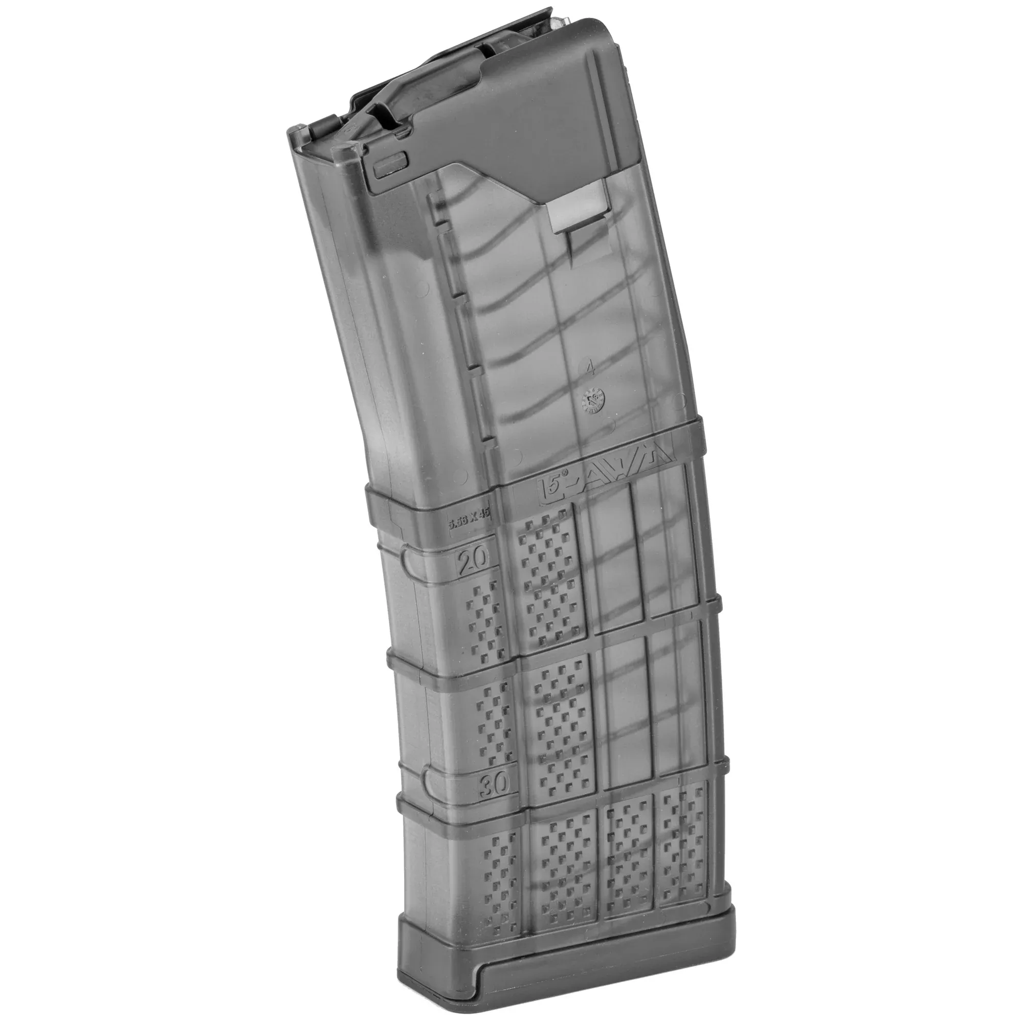 Lancer Magazine L5awm Ar-15 – 5.56×45 30rd Translucent Smoke