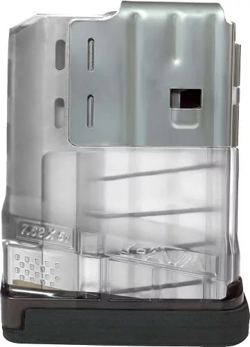 Lancer Magazine L7awm Sr-25 - 7.62x51 10rd Translucent Clear