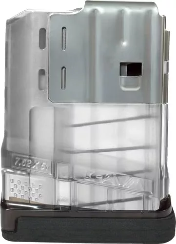 Lancer Magazine L7awm Sr-25 – 7.62×51 5rd Translucent Clear