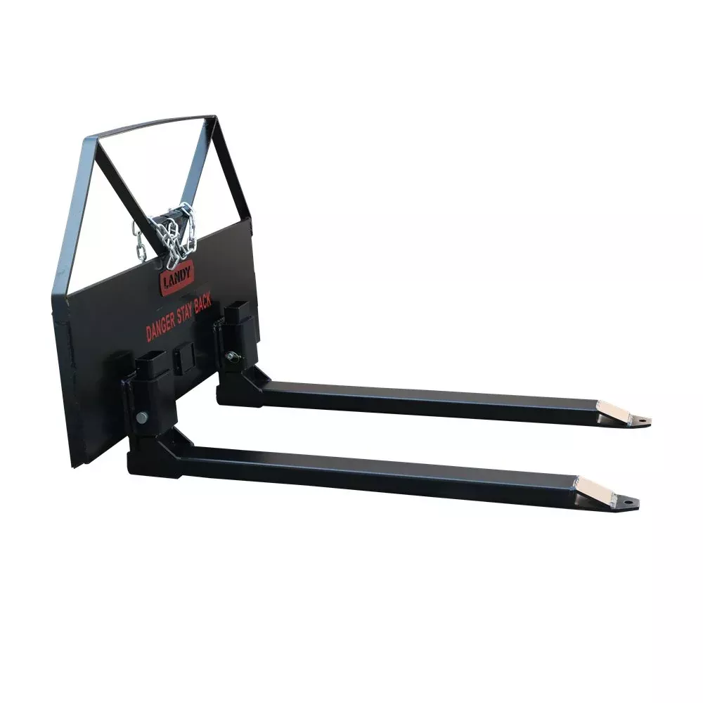 Landy AttachmentEconomy Pallet Forks | Frame Width 49″ | 6-30+ GPM | For Skid Steers