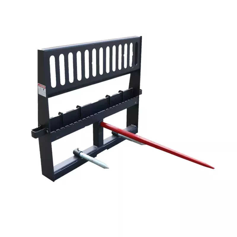 Landy Attachments HD Pallet Forks & Hay Spear Combo | Width 48″ | 8-30+ GPM | For Skid Steers
