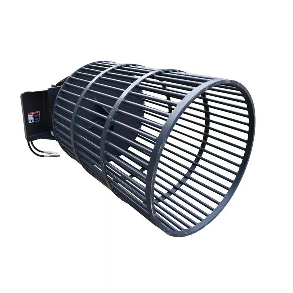 Landy Attachments Rotary Rock Picker | Diameter Drums 30″ & 36″ | 21-26 GPM | For Skid Steers