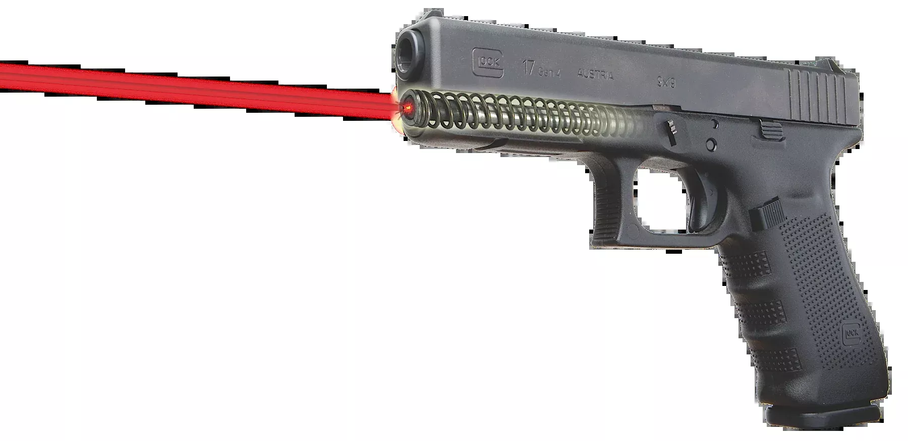 Lasermax Laser Guide Rod Red - For Glock G4 17/34!