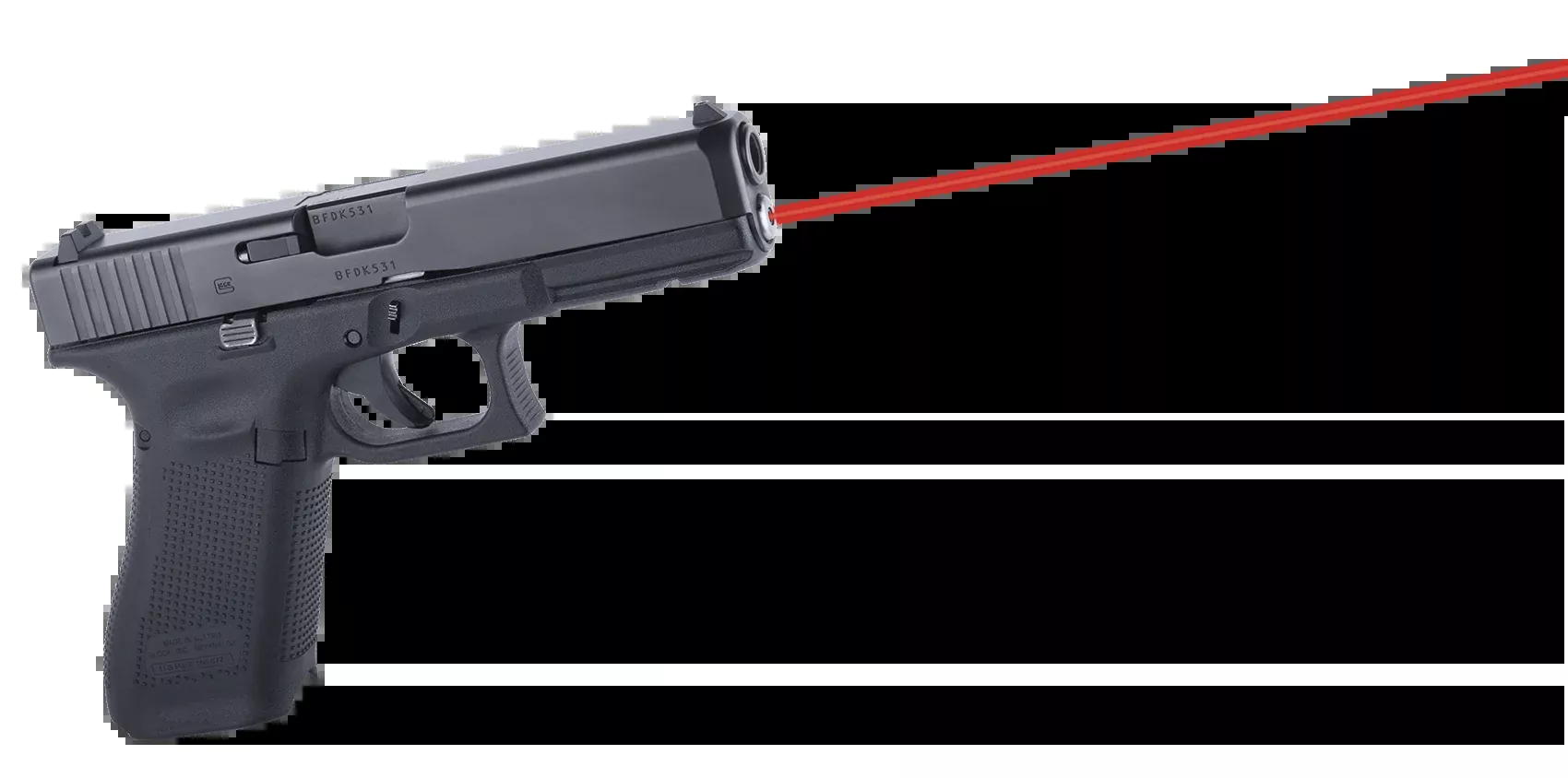 Lasermax Laser Guide Rod Red – For Glock G5 17/17mos/34mos