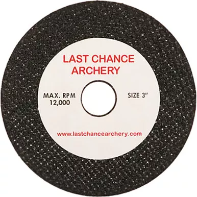Last Chance Archery 3CW1001 Cut-Off Wheel, Black