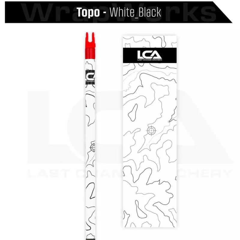 Last Chance WrapWorks Stock Topo White/Black Precision Fixed Standard