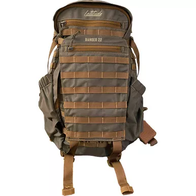 Latitude Outdoors BP-RGR22-GRY Ranger 22 BackPack, Tan