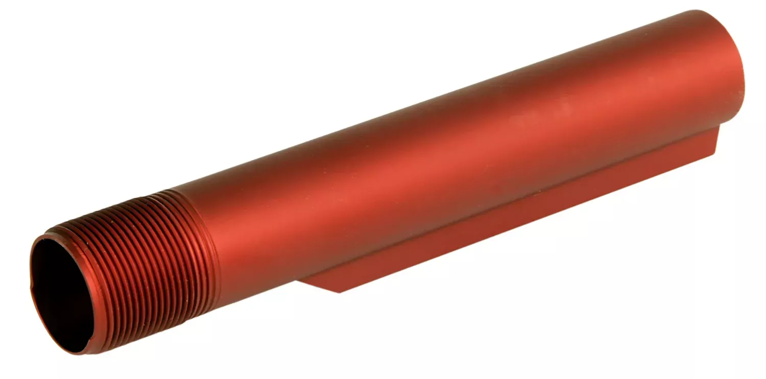 LBE Unlimited Mil-Spec Buffer Tube6 Position AR-15 Red