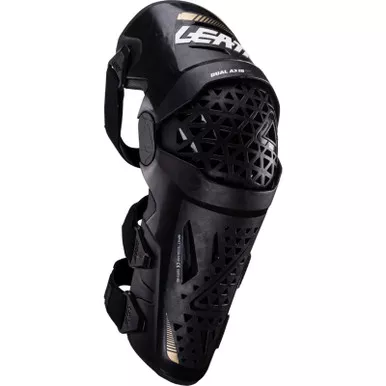 LEATT Dual Axis Pro Black Knee & Shin Guard (502406079)