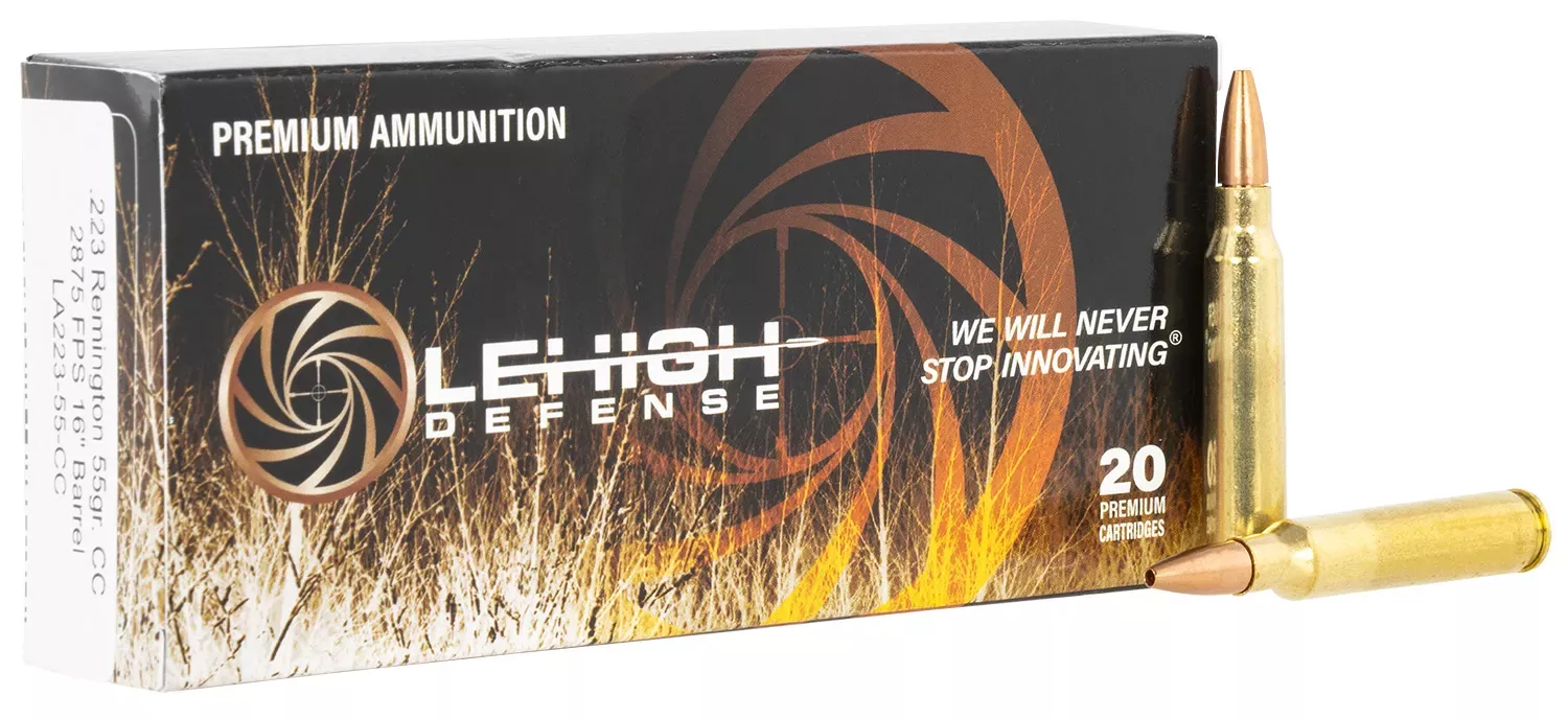Lehigh Defense Controlled Chaos 223 Rem 55 Gr. 20/Box