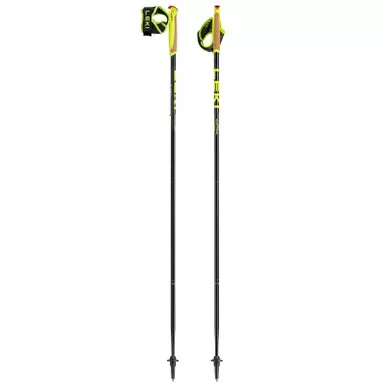 LEKI Evotrail FX.One TA Black/Dark Anthracite/Neon Yellow Trail Running Poles (65625751)