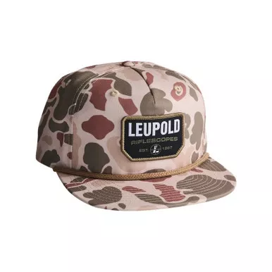 Leupold 186785 Leupold Riflescopes Reticle Retro Roper Hat, Duck Camo, OSFA