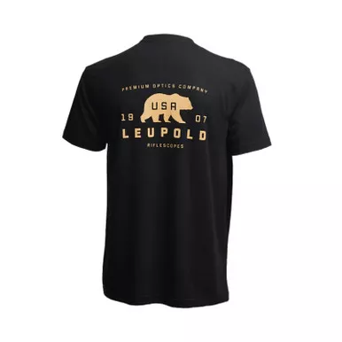 LEUPOLD Men's Bear Badge Black Tee (186482-par)