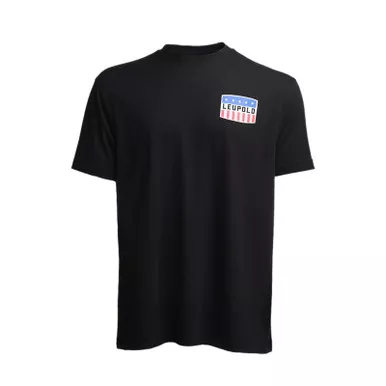 LEUPOLD Men’s Flag Badge Black Tee (186470-par)