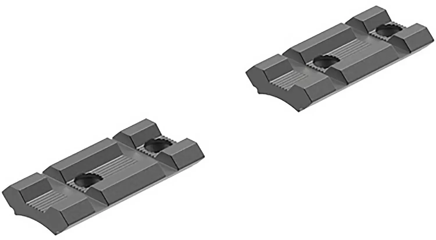 Leupold QRW Base Set Matte Black Savage 10/110 Round Receiver Quick Release Picatinny/Weaver Mount Steel Rifle