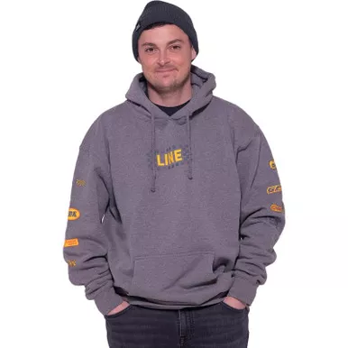 LINE Full Speed Heather Gray Hoodie (LN25139100)