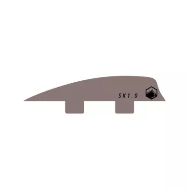 LIQUID FORCE SK Dual Tab Brown Wakesurf Fin