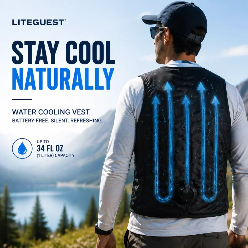 LITEGUEST Water Cooling Vest | Battery-Free Cooling for Outdoor Activities
