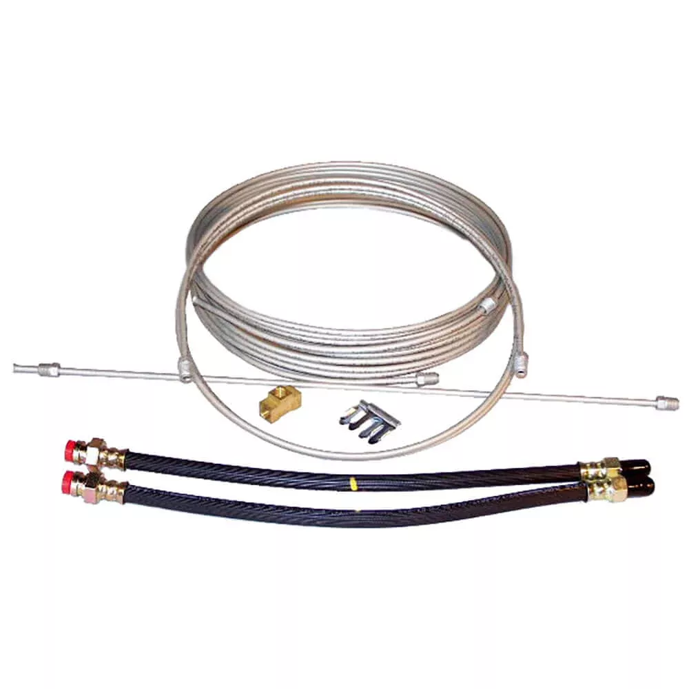 Load Rite Steel Brake Line Kit - Single Axle - 6016.1