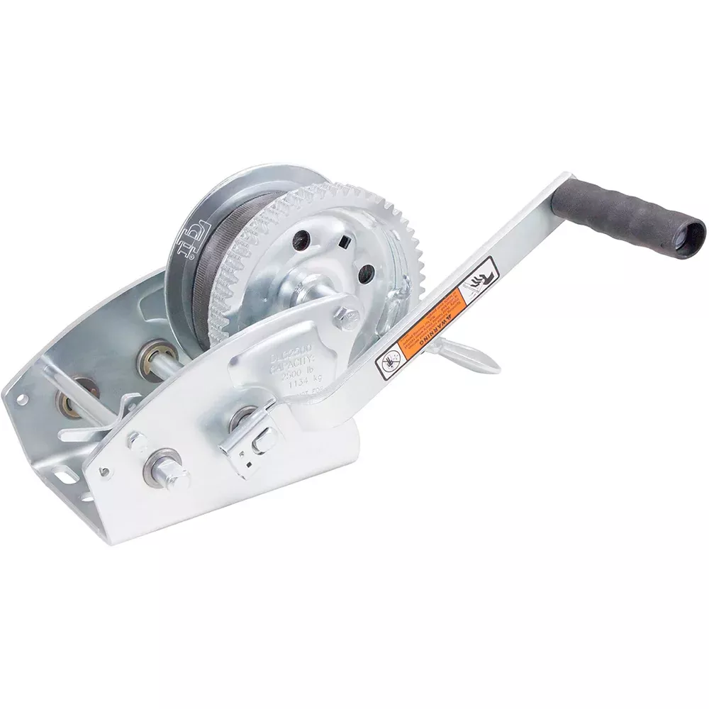 Load Rite Two-Speed Trailer Winch – 2500lbs – 27′ Strap – 8″ Handle – 6089.28